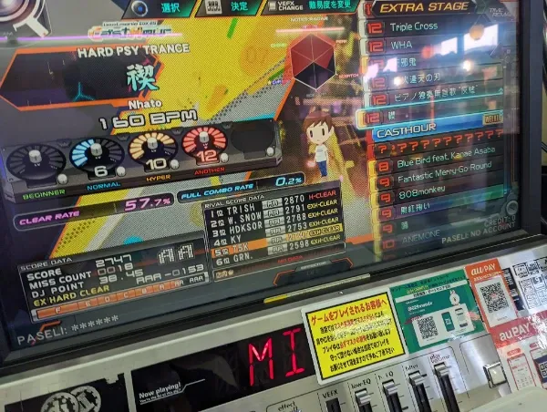 当時はCastHourだったけど、最新☆12のはずの禊を誰もプレイしていない