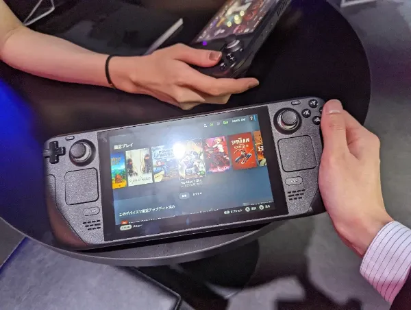 Steam Dock（発売前）の試遊