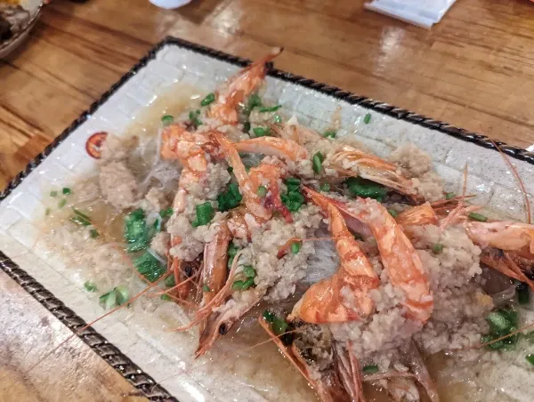 料理名不明のエビ