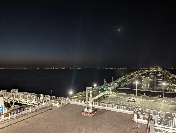 深夜の海ほたる 0351am